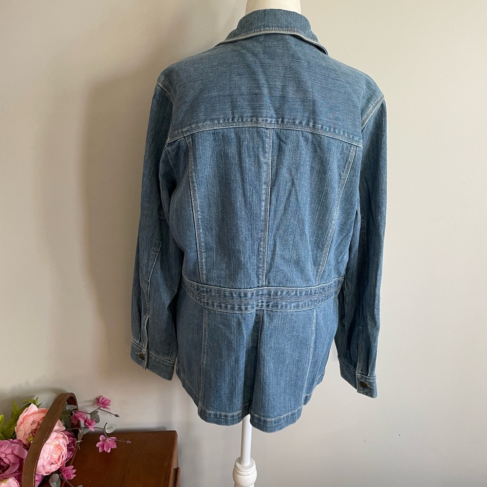 Eddie Bauer Denim Chore Coat View 4